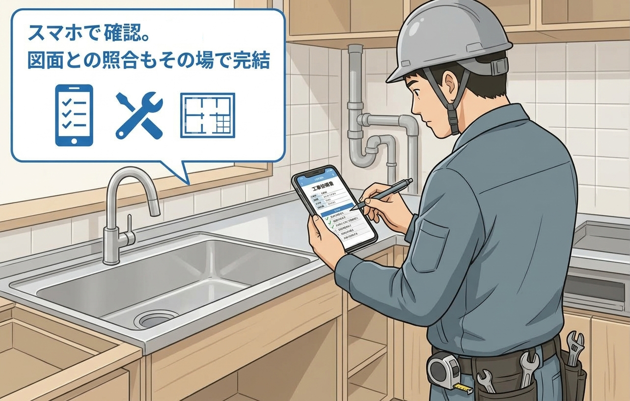 現調ナビの利用イメージ