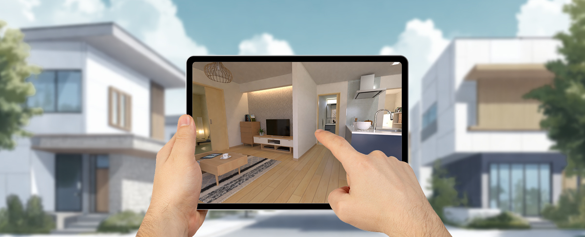 Web住宅展示場のイメージビジュアル